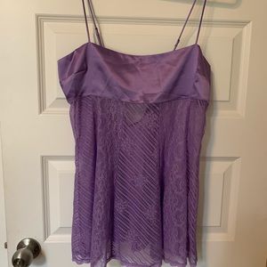 NWOT Lingerie set Lavendar lace satin